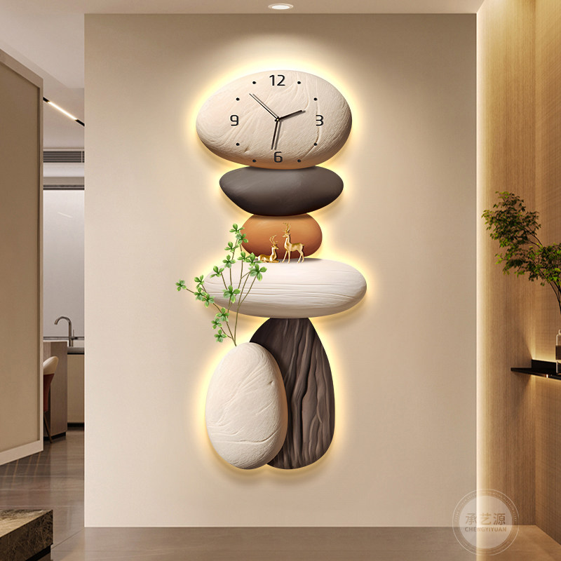 Japanese Luxury Lifestyle - 일본식 독특한 벽시계 보안 디자이너 미적