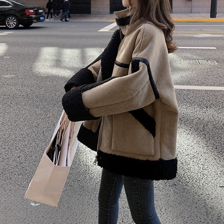 양털 재킷 코트 여성 니트 일본 스타일 통기성 신축성  - Japanese Women Lifestyle 리뷰 및 가격