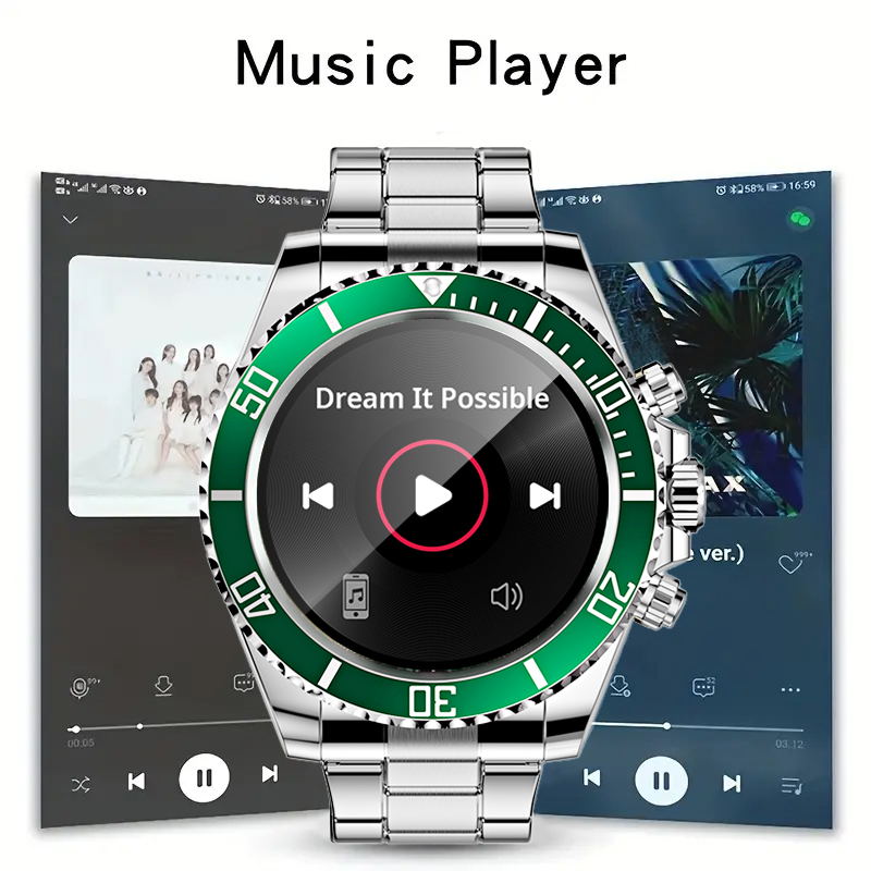 Aiweile 남성용 럭셔리 스마트 워치 다이얼 응답  - Japanese Luxury Lifestyle 리뷰 및 가격