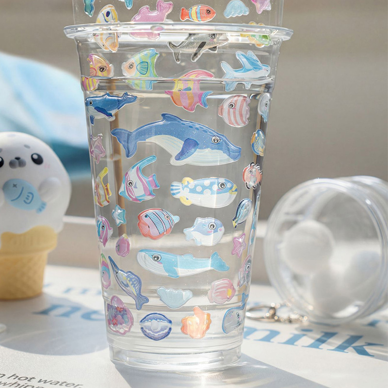 일본식 만화 해양 생물 3D 릴리프 크리스탈 스티커 귀 - Japanese Lifestyle Items 리뷰 및 가격
